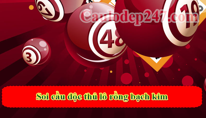 soi cầu độc thủ rồng bạch kim