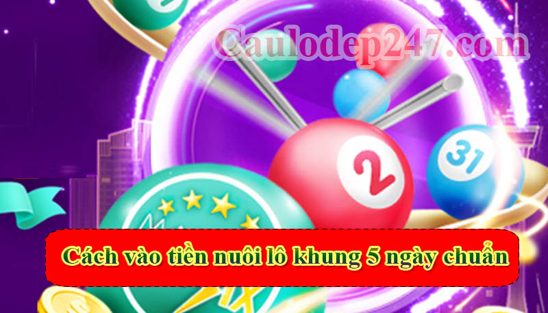 cách vào tiền nuôi lô khung 5 ngày