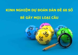 dàn đề 68 số